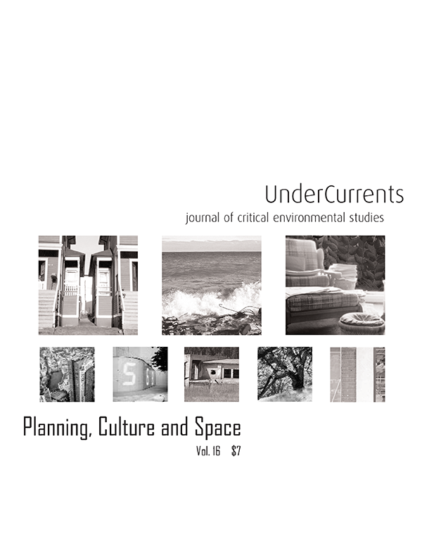 					View Vol. 16 (2007): Planning, Culture and Space
				